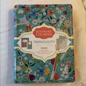 Tranquility keepsake coloring